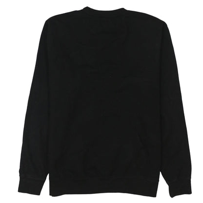 Mens UK Size L Awdis Black Pullover Sweatshirt
