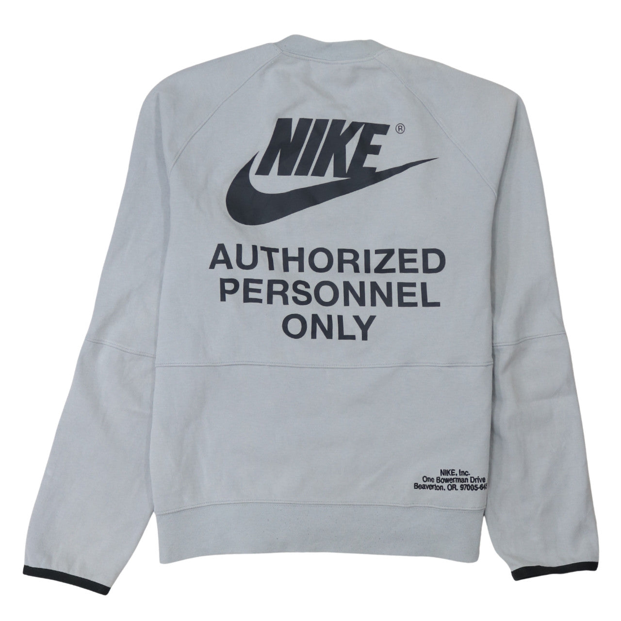 Womens UK Size M Nike Grey Pullover Sweatshirt