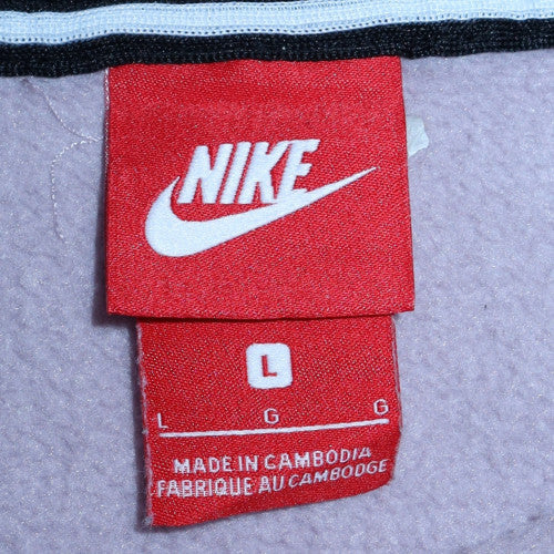 Womens UK Size L Nike Purple Pullover Hoodie