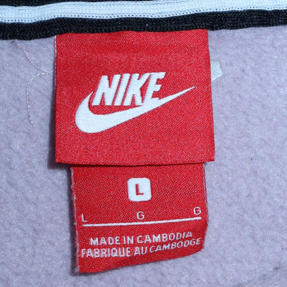 Womens UK Size L Nike Purple Pullover Hoodie