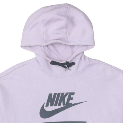 Womens UK Size L Nike Purple Pullover Hoodie