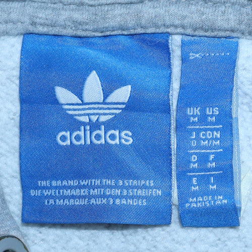 Mens UK Size M adidas Grey Pullover Hoodie