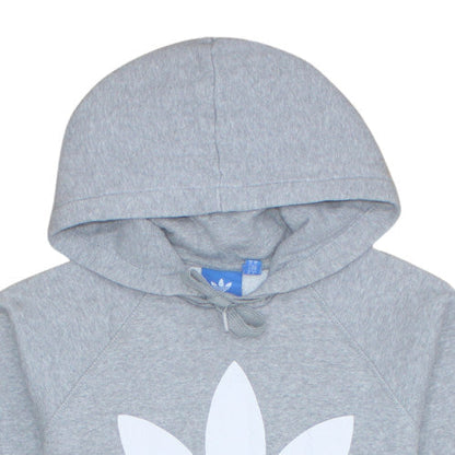 Mens UK Size M adidas Grey Pullover Hoodie