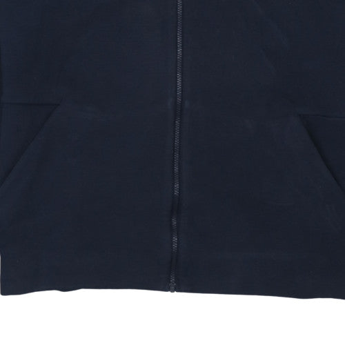 Mens UK Size M adidas Blue Full Zip Hoodie