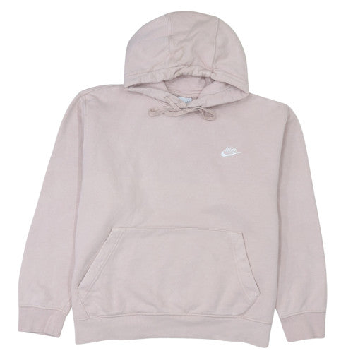 Womens UK Size L Nike Beige Pullover Hoodie
