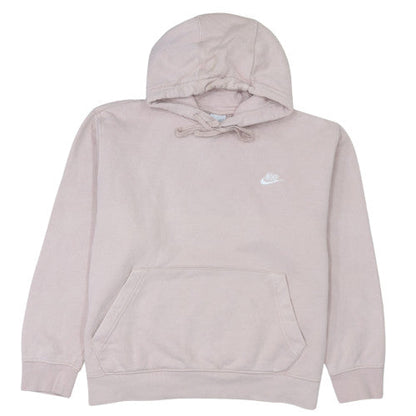 Womens UK Size L Nike Beige Pullover Hoodie