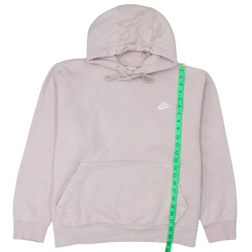 Womens UK Size L Nike Beige Pullover Hoodie