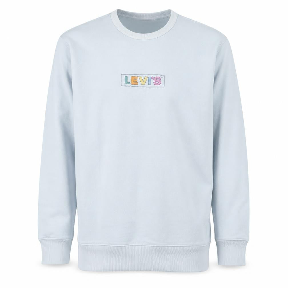 Mens UK Size L Levi's Blue Pullover Sweatshirt