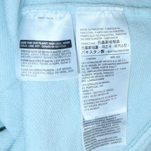 Mens UK Size L Levi's Blue Pullover Sweatshirt
