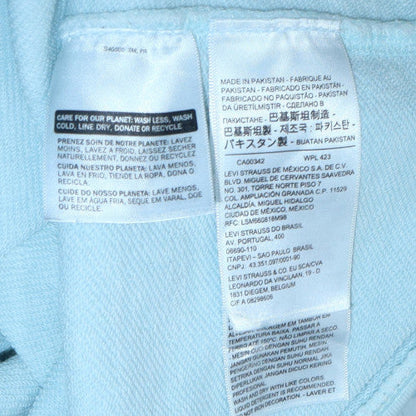 Mens UK Size L Levi's Blue Pullover Sweatshirt