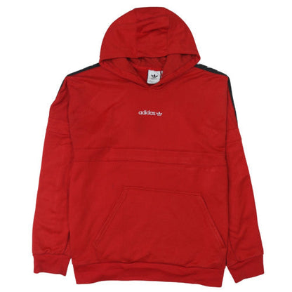 Mens UK Size XL adidas Red Pullover Hoodie