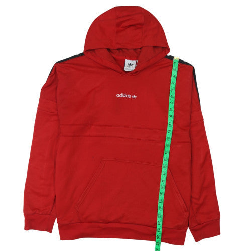Mens UK Size XL adidas Red Pullover Hoodie