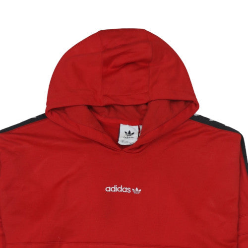 Mens UK Size XL adidas Red Pullover Hoodie