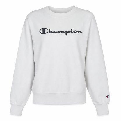 Womens UK Size S Champion White Pullover Sweatshirt