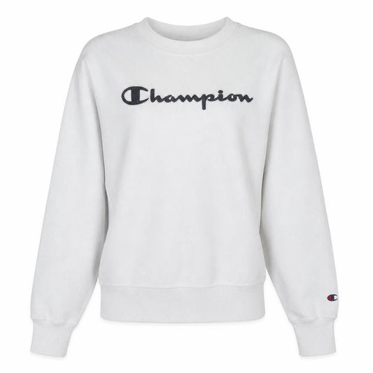 Womens UK Size S Champion White Pullover Sweatshirt