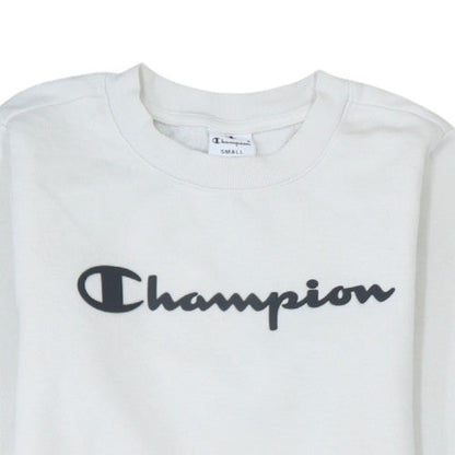 Womens UK Size S Champion White Pullover Sweatshirt