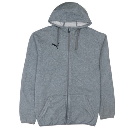 Mens UK Size XL PUMA Grey Full Zip Hoodie