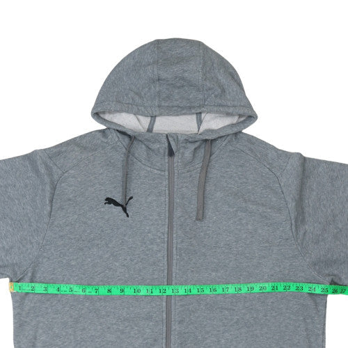 Mens UK Size XL PUMA Grey Full Zip Hoodie