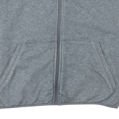 Mens UK Size XL PUMA Grey Full Zip Hoodie