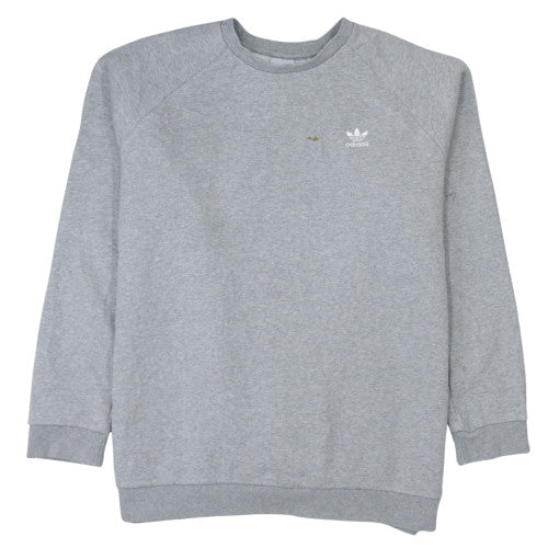 Mens UK Size XL adidas Grey Pullover Sweatshirt