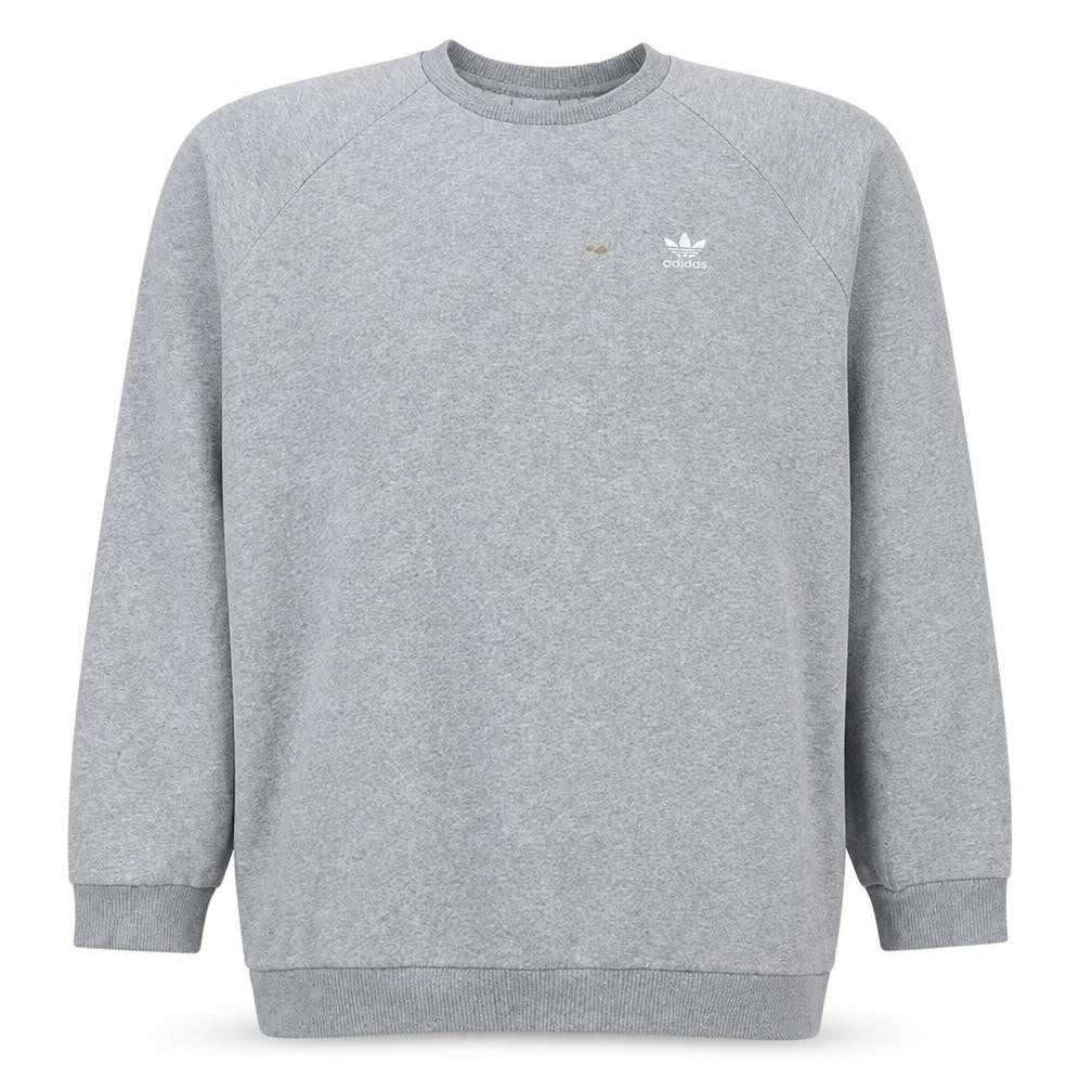 Mens UK Size XL adidas Grey Pullover Sweatshirt