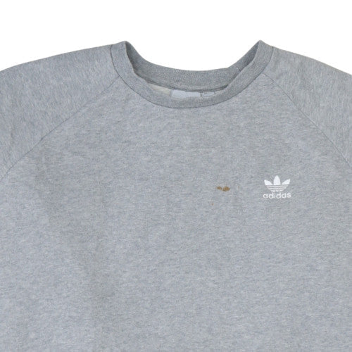 Mens UK Size XL adidas Grey Pullover Sweatshirt