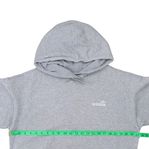 Womens UK Size 10 adidas Grey Pullover Hoodie