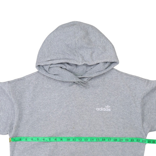 Womens UK Size 10 adidas Grey Pullover Hoodie