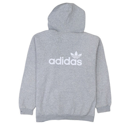 Womens UK Size 10 adidas Grey Pullover Hoodie