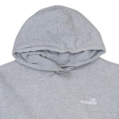 Womens UK Size 10 adidas Grey Pullover Hoodie