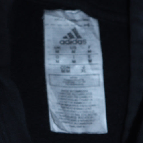 Mens UK Size M adidas Black Pullover Hoodie