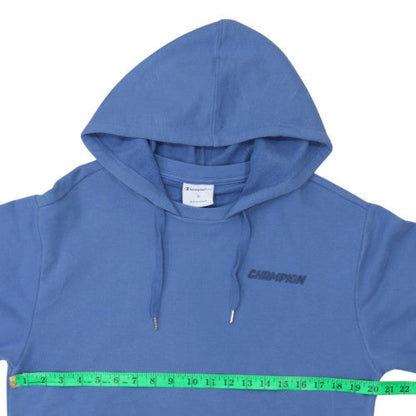 Mens UK Size M Champion Blue Pullover Hoodie