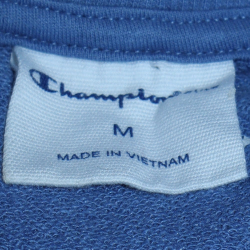 Mens UK Size M Champion Blue Pullover Hoodie