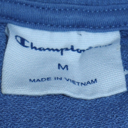 Mens UK Size M Champion Blue Pullover Hoodie