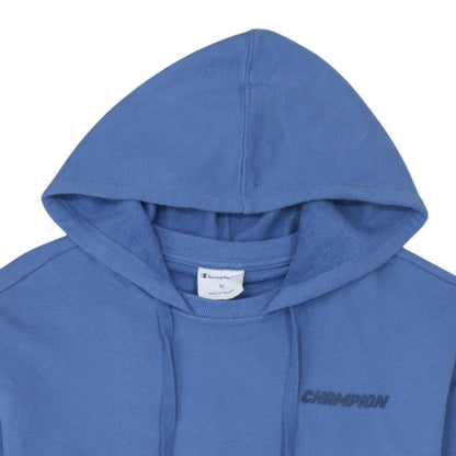 Mens UK Size M Champion Blue Pullover Hoodie