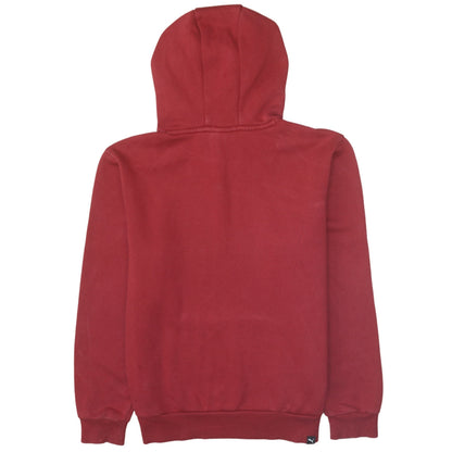 Mens UK Size S PUMA Red Pullover Hoodie