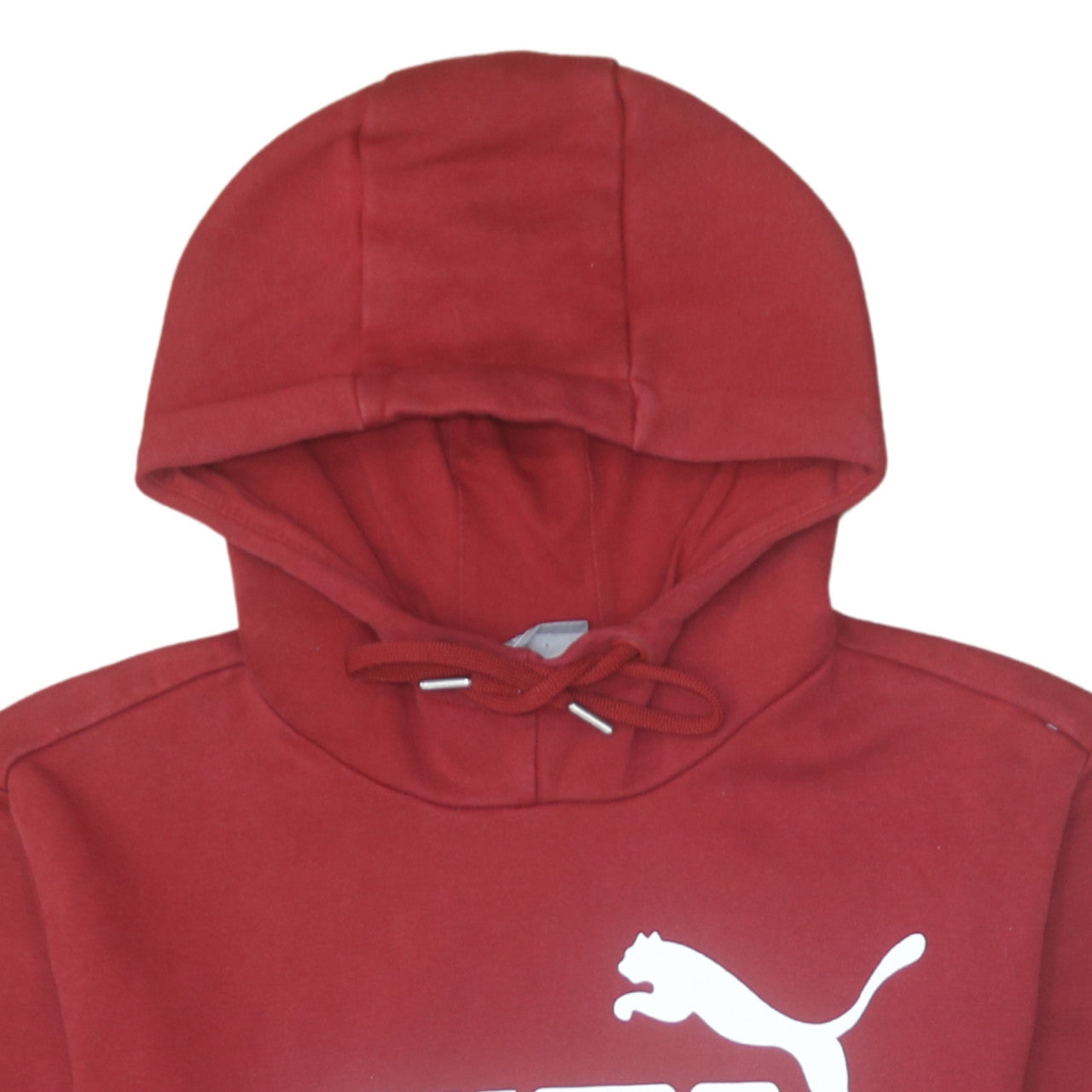 Mens UK Size S PUMA Red Pullover Hoodie