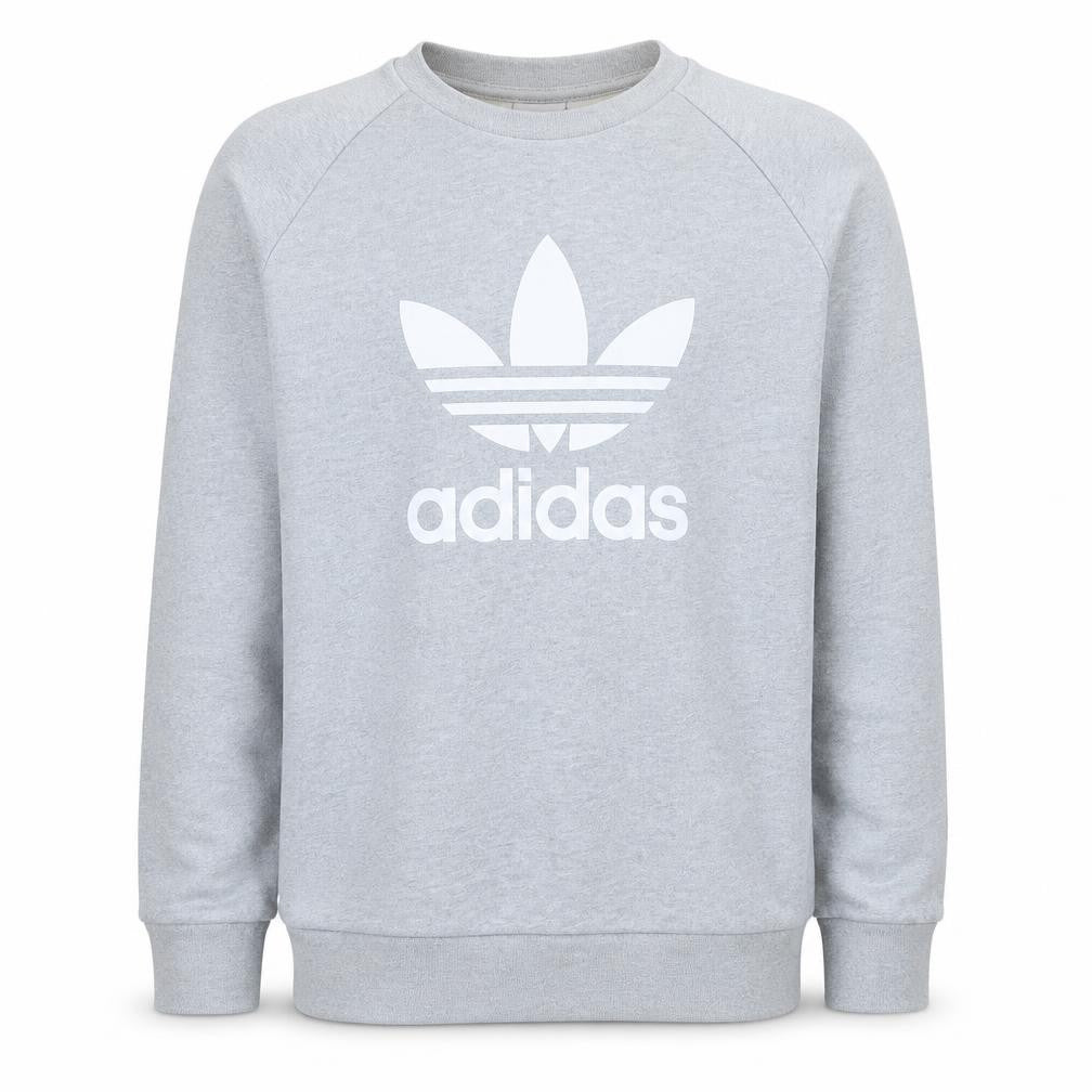 Mens UK Size L adidas Grey Pullover Sweatshirt
