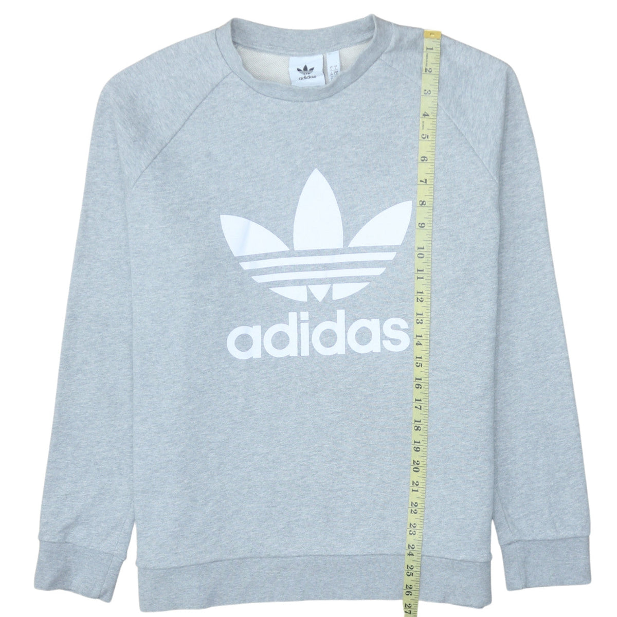 Mens UK Size L adidas Grey Pullover Sweatshirt