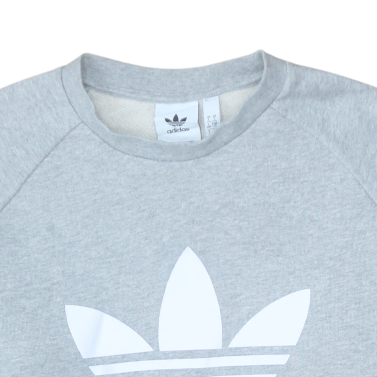 Mens UK Size L adidas Grey Pullover Sweatshirt