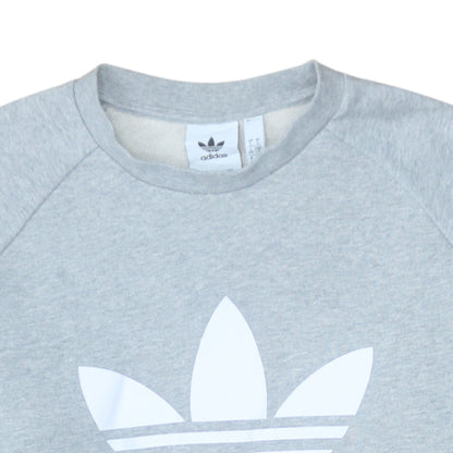 Mens UK Size L adidas Grey Pullover Sweatshirt