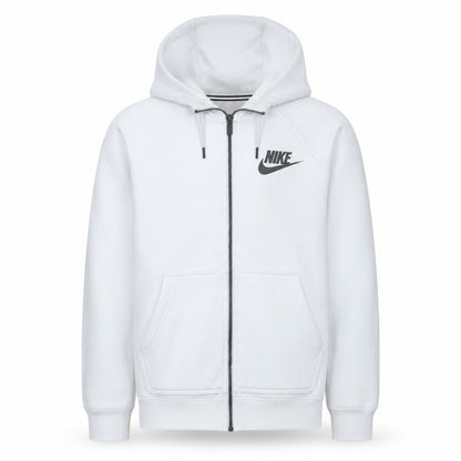 Mens UK Size S Nike White Full Zip Hoodie