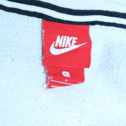 Mens UK Size S Nike White Full Zip Hoodie