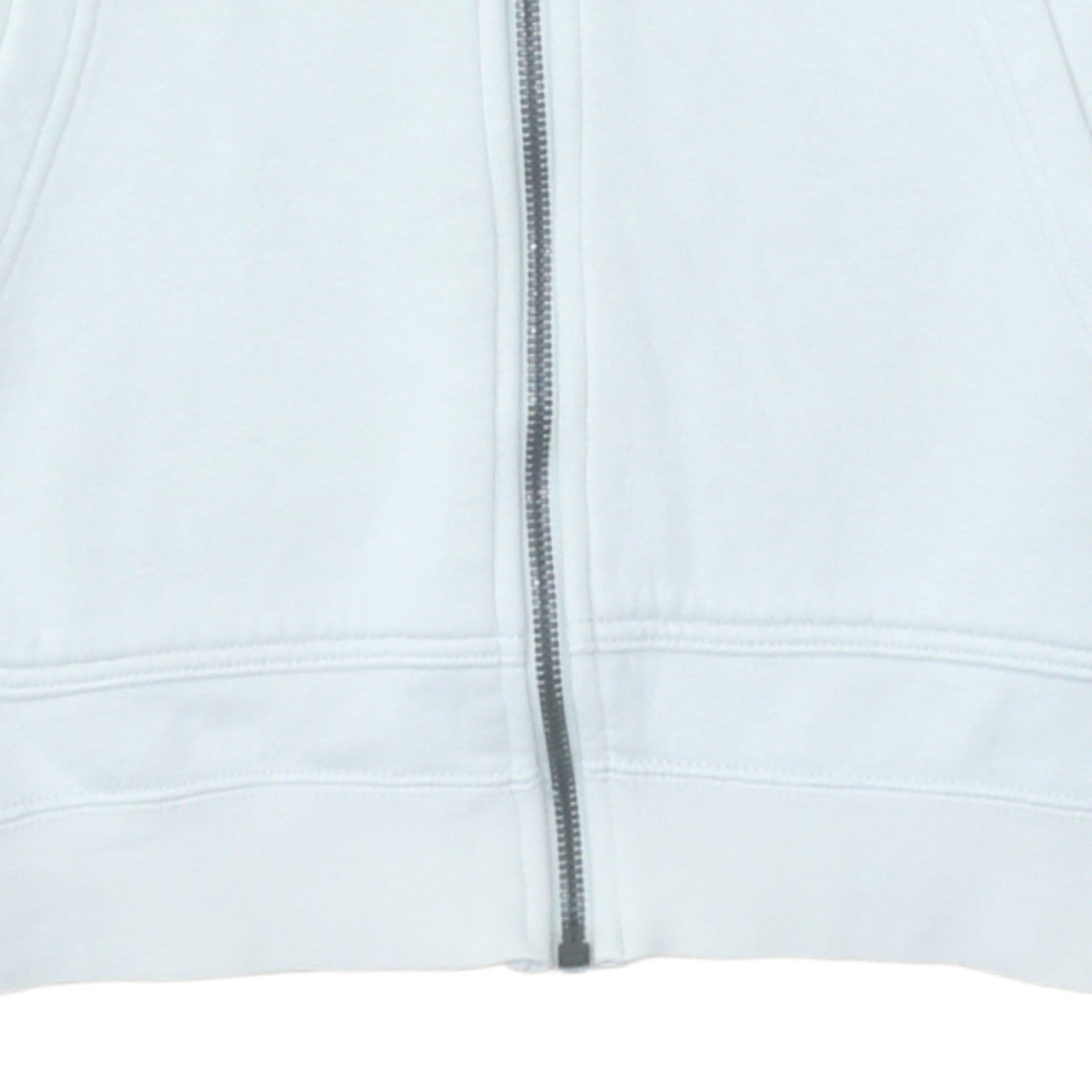 Mens UK Size S Nike White Full Zip Hoodie