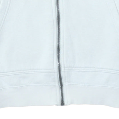 Mens UK Size S Nike White Full Zip Hoodie