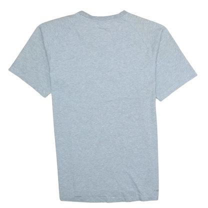 Adidas Men's Grey Crew Neck Short Sleeve Sports T-Shirt Medium