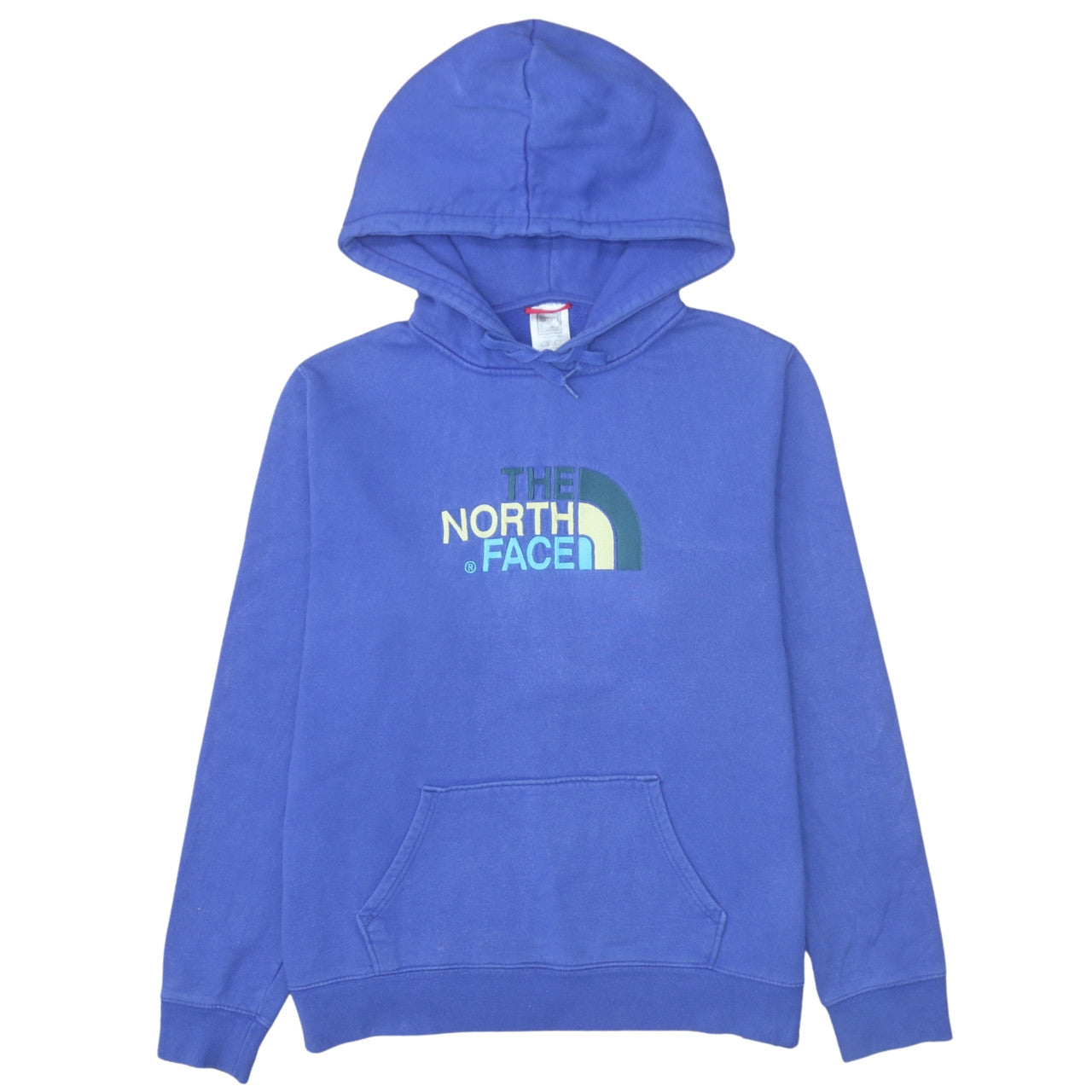 Womens UK Size XL The North Face Blue Pullover Hoodie