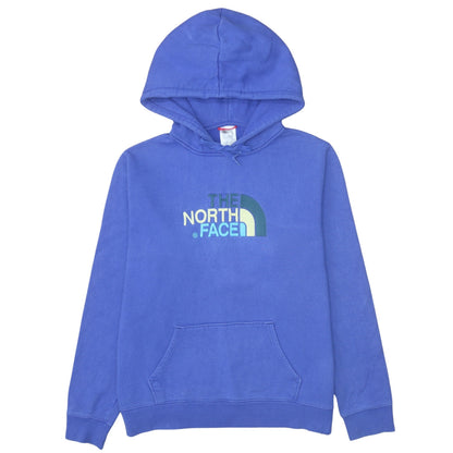 Womens UK Size XL The North Face Blue Pullover Hoodie