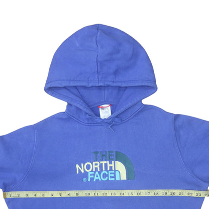 Womens UK Size XL The North Face Blue Pullover Hoodie