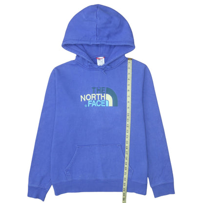 Womens UK Size XL The North Face Blue Pullover Hoodie